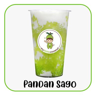 Coconut Milkshake - Pandan Sago