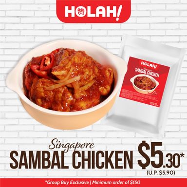 Sambal Chicken 250g @ $5.30 (U.P $5.90)