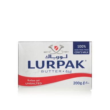 Lurpak Unsalted Butter - 200 GM
