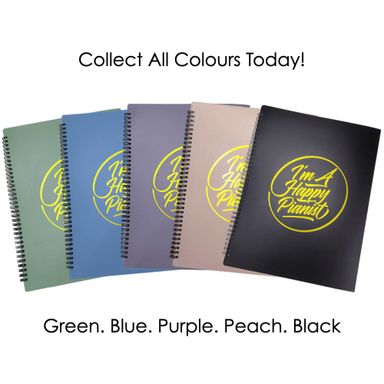 I'm A Happy Pianist Music Sheet Folder 4-Page Extended, A4 Size, 10 Sleeves, 40 Pages (5 Colours)