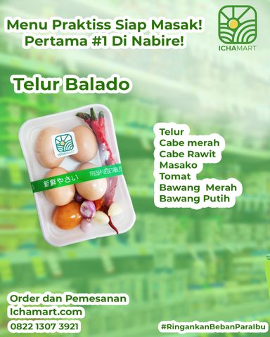 Menu Paketan Telur Balado 