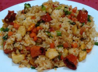 Magic Fried Rice Chicken Spicy   香辣雞肉炒飯