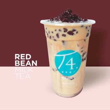 Red Bean Milk Tea