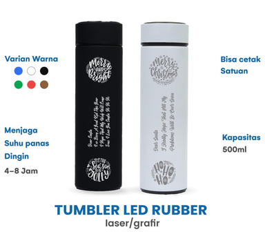 Single Side Engraved Tumbler (Rubber Coated, High Quality)