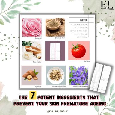 Ellure Tomato Rice Water O₂ Bubble Cleanser 