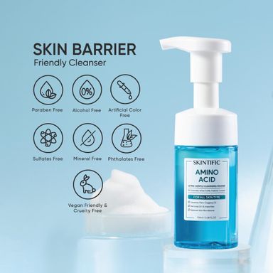 Skintific Amino Acid Ultra Gentle Cleansing Mousse 100ml