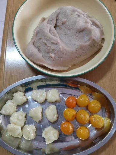 Home baked Spiral Yam Mooncake 