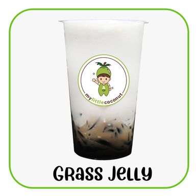 Coconut Milkshake - Grass Jelly
