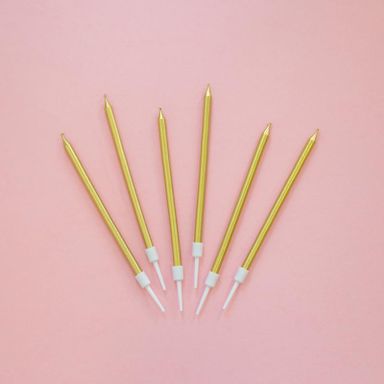 Gold candle +$0.50/pcs