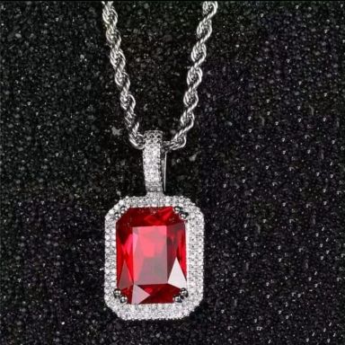 Red pendant chain