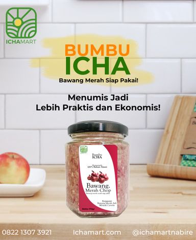 Bumbu Icha - Bawang Merah Cacah Siap Masak (170gr)