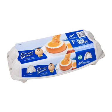 New Zealand Farmer Brown Fresh Eggs - 10 PCS