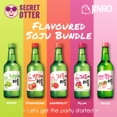 5 x Jinro Flavoured Soju (Mixed and Match)