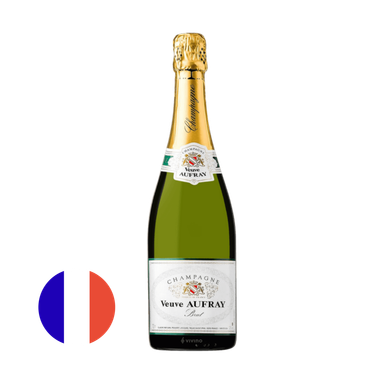 Veuve Aufray Champagne Brut. Original $98. 30% Discount!
