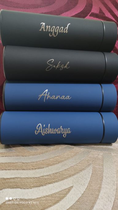 Single Side Engraved Tumbler (Rubber Coated, High Quality)