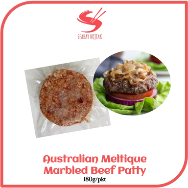Australian Meltique Marbled Beef Patty ~180g