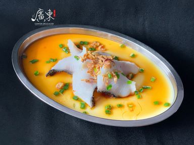 Sliced Fish Fillet with Steamed Egg  鱼片蒸蛋  👍🏻👍🏻