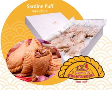 123 Super Crispy Curry Puff (8pcs)