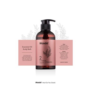 Masdo For All Scalp Essential oil Scalp Bath 活力洗发水 （2）1000ml