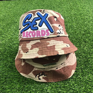 CH BUCKET HAT SEX RECORDS CAMO