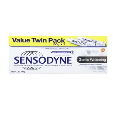 Sensodyne Gentle Whitening Toothpaste (Value Twin Pack) - 200 GM 