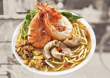 粉肠虾面 Intestine Prawn Noodle 