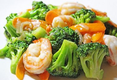 Stir Fried Shrimp with Broccoli   虾仁西兰花