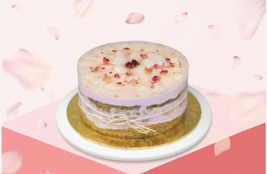 French Rose Lychee Cake