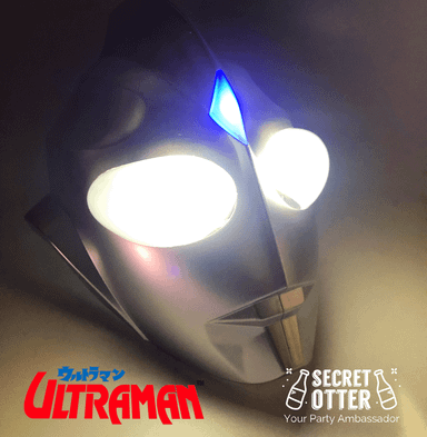 Ultraman full face mask with LED Glowing Eyes!