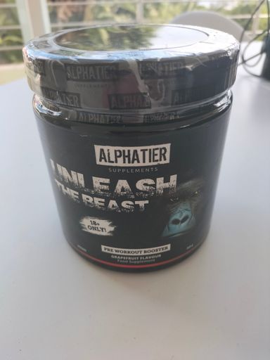 300g AlphaTier Pump Booster // boosts NOx production and improves vasodilation // contains lots of good stuff