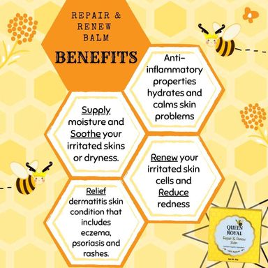 Queen Royal Repair and Renew Bee Balm