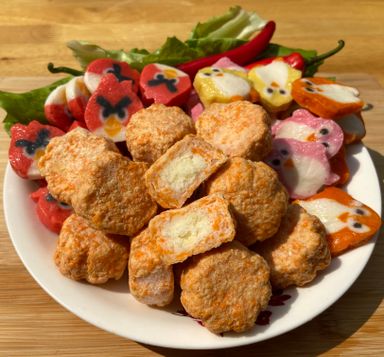 Salmon Ball with Cheese (芝士三文鱼丸)