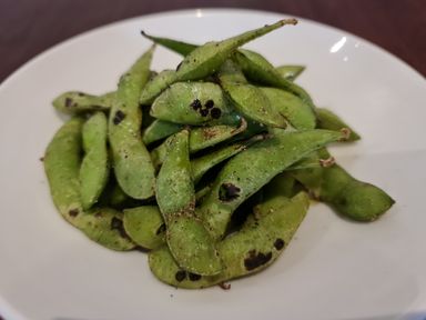 Edamame with Salt and Pepper