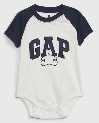 Organic Cotton Gap Logo Bodysuit