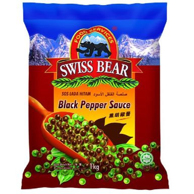 Swiss Bear Sos Lada Hitam 1kg