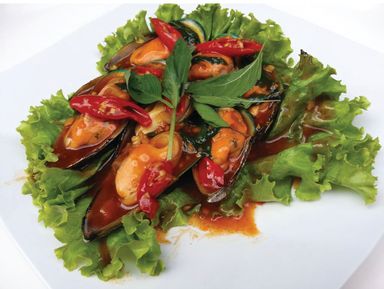 Spicy mussels 