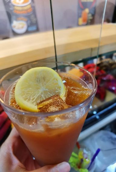 Iced Freshly Squeezed Lemon Tea