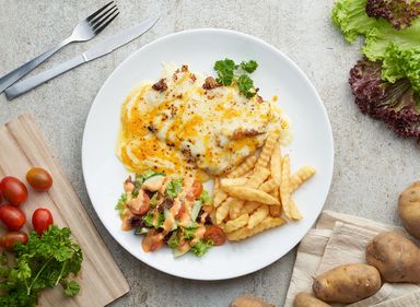 芝士奶油酥炸Cream Sauce with Chicken / Pork Chop