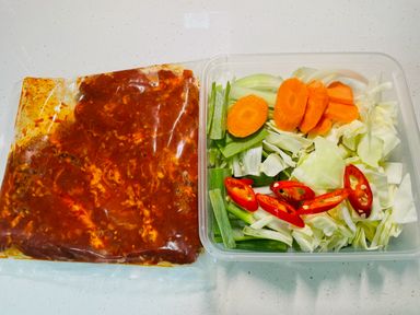 제육볶음 밀키트 Uncooked Spicy Pork 