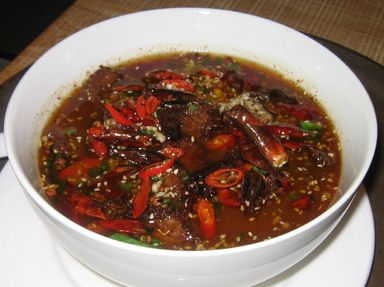 Beef in Hot Chilli Oil 水煮牛肉（辣)