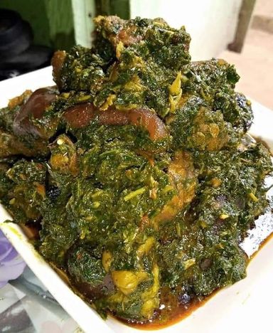 Afang / vegetable soup