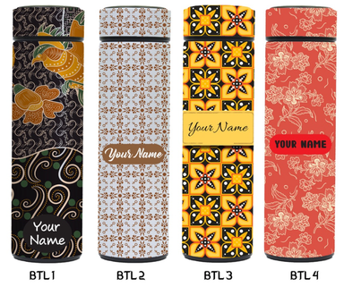  Tumbler Print UV Motif Batik Indonesia (Rubber Coated, High Quality)