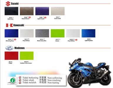 SAMURAI Spray Paint K417 Green KAWASAKI Color 400ml