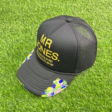 GD CURVE PEAK MR JONES HAND PAINT BLACK