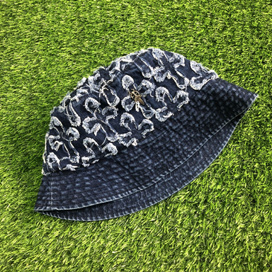 CH CROSS PATCH DENIM BUCKET HAT