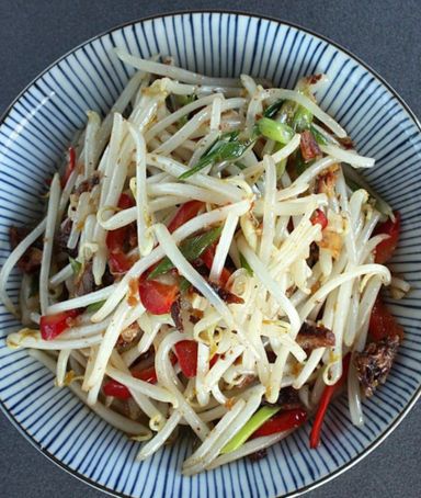 Salted Fish with Bean Sprouts 