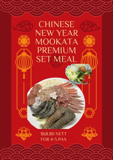 CNY Premium Mookata set meal for 4-5pax