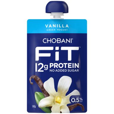 CHOBANI FIT 140G POUCH VANILLA (CHB-CCC-YPFIT140G092)