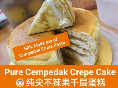 2. Original Cempedak 🎂 Crepe Cake纯尖不辣千层蛋糕 