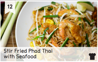 Stir Fried Phad Thai with Chicken/Pork/Seafood